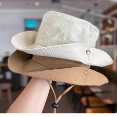 日系元素風兒童漁夫帽子 春夏潮男童女寶戶外出遊大檐遮陽帽盆帽