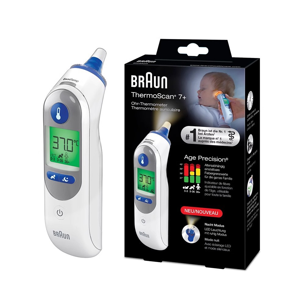 German Braun Braun Baby Ear Thermometer 6520/6525 Original Imported Infrared Thermometer Ear Thermometer Kidsren