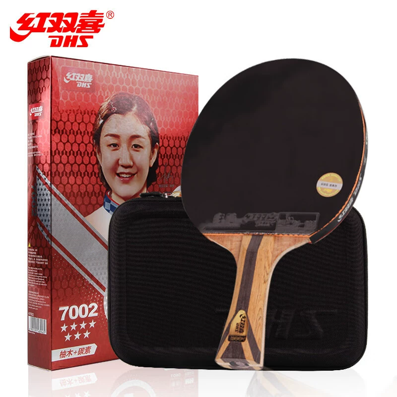 Оптовый Red Shuangxi Новый 7-звездный настольный теннис Shooting Teak Facial Material Carbon Fave Plate Refined H7002 H7006