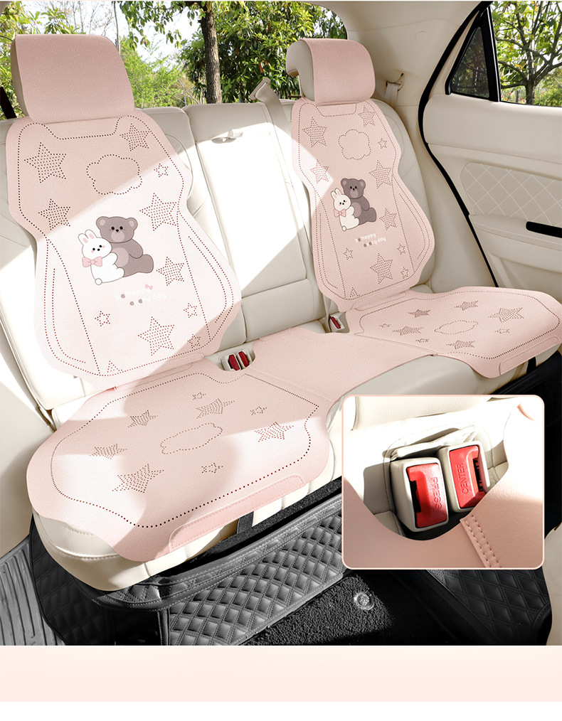 2026 New Bear Rabbit Car Seat Cushion, All-Season Breathable Driver's Seat, Amazon Independent Station