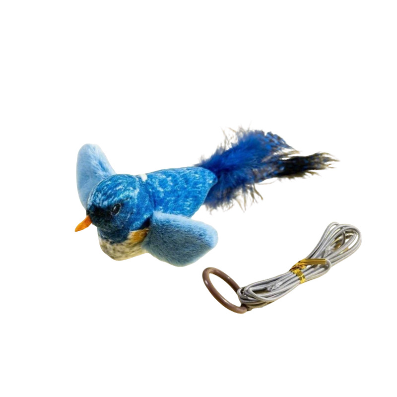 Juguete para gatos, auto-hola, artefacto para aliviar el aburrimiento, se llamará pájaro, columpio, puerta colgante, plumas elásticas, palo de gato divertido