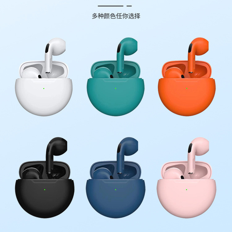 越境専用 Pro6 Bluetooth ヘッドセット トゥルー ワイヤレス インイヤー 超長バッテリー寿命 TWS スポーツ ワイヤレス|undefined
