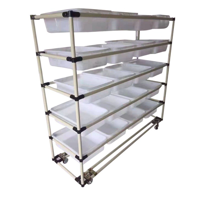 Тележка для сборки заказов в электронной коммерции, тележка для сортировки при экспресс-доставке, тележка для складской дистрибуции и облачного склада, логистическая тележка, тележка для перемещения товаров на трубопроводной системе (lean pipe)