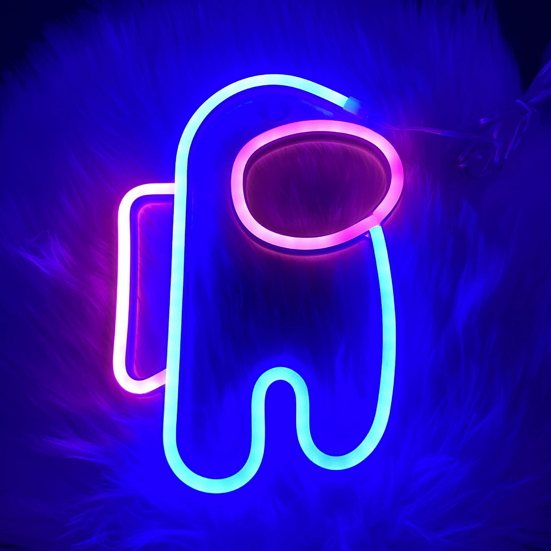 Луна-планета с неоном LED неоновая лампа, декоративный ночник, батарея 3В, разные размеры