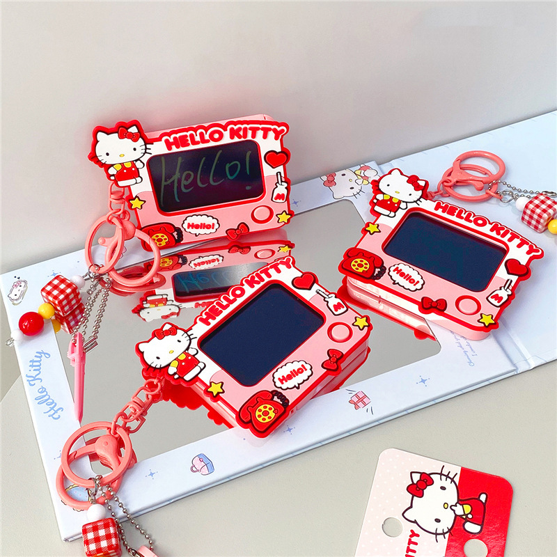 正版helloKitty挂件涂鸦画板玩具钥匙扣2025年新款书包挂饰小饰品|undefined