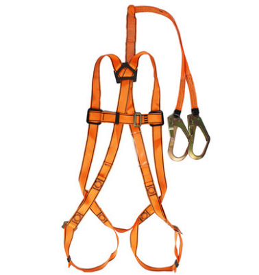 梅思安 10147344 轻巧星全身式安全带配吸震绳 中号（双腿）