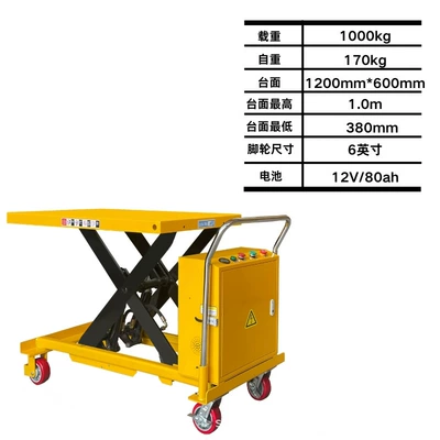 Avtomobil fırlanan platformaları – Electric Hydraulic Platform Truck - dpt1000