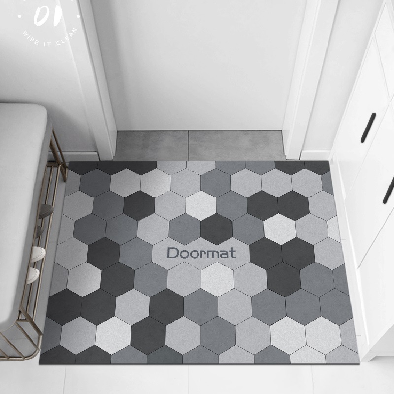 Alfombra de puerta PVC alfombra de la puerta estera de la puerta del hogar antideslizante alfombra de corte