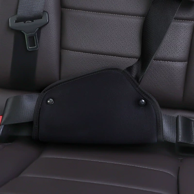 Seat belt shoulder pad | Shoulder Protector Baby Sleeping - classic-black-belly-protector
