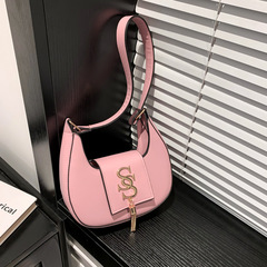 新款質感洋氣手提包包女2024春季復古單肩包小眾設計斜挎包