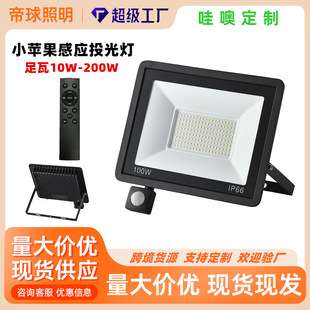 Customized Led Floodlights Direct from Manufacturer, Light-Controlled Spotlights with Human Sensor Infrared Floodlights, Intelligent Sensor Floodlights