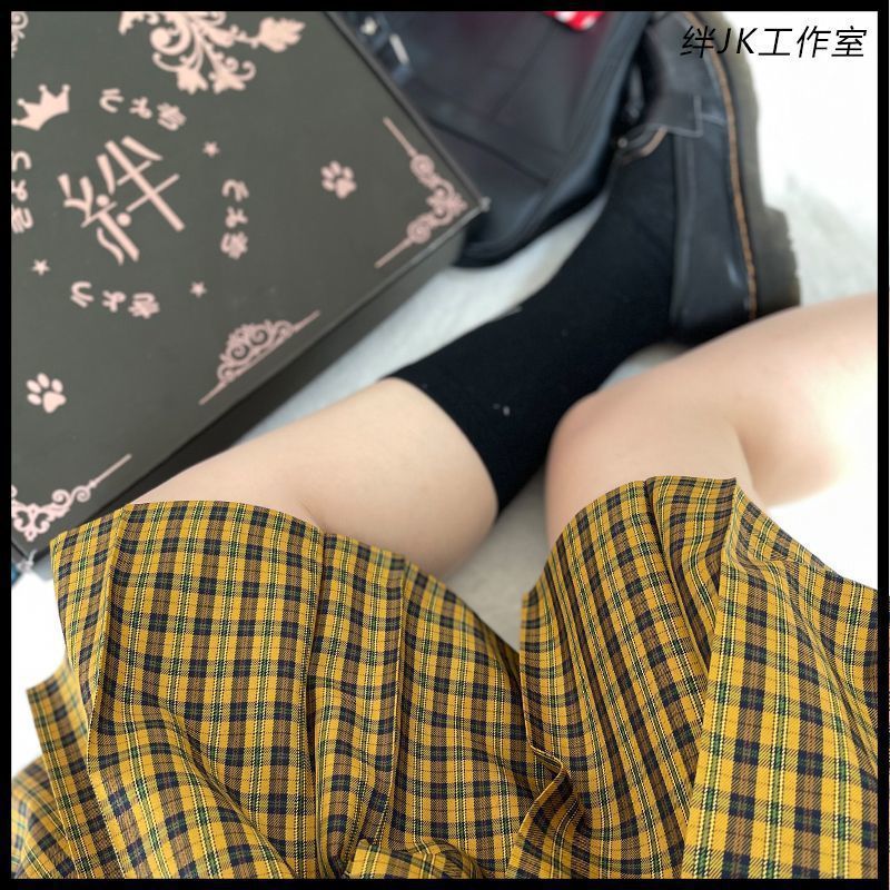 [해바라기] JK 유료 스커트 A 라인 스커트 주름 스커트 유니폼 스커트