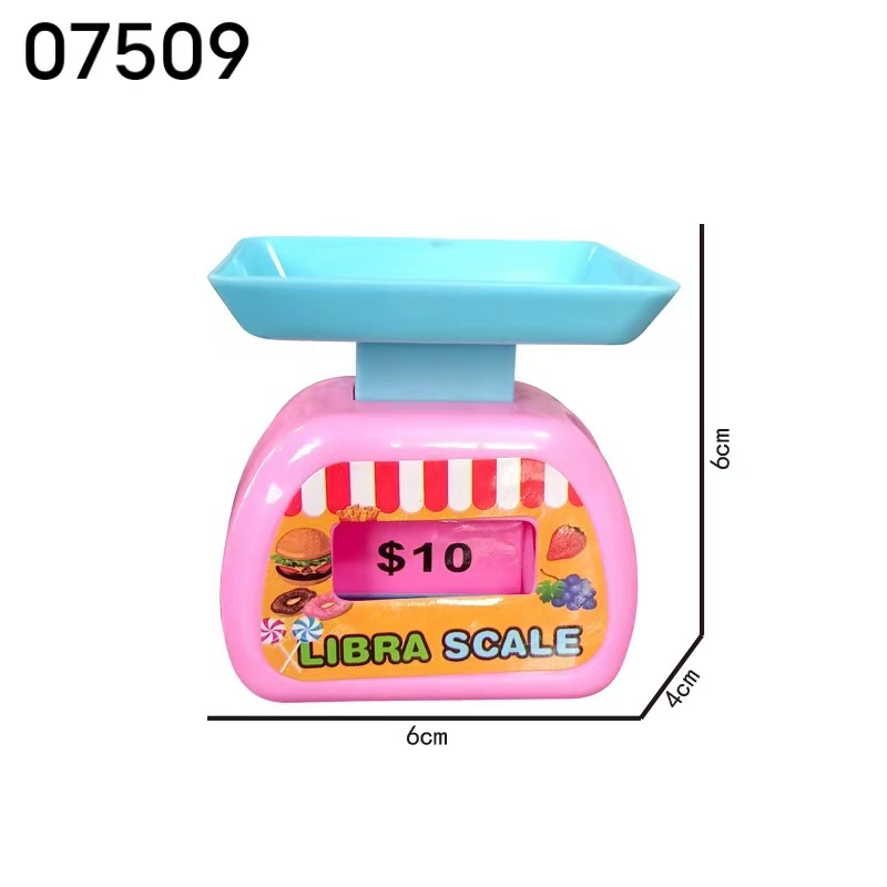 Миниатюрная игрушка-кассовый аппарат для кукольного домика, имитация весов, кухонный набор для ролевых игр