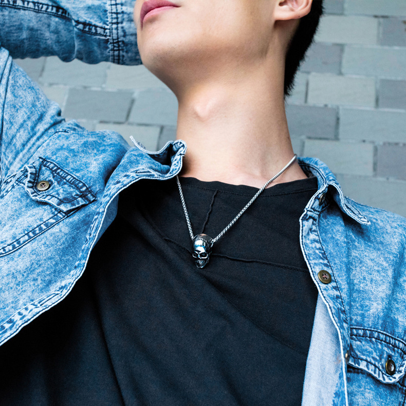 Décontractée Punk Crâne Alliage Placage Halloween Hommes Pendentif display picture 1