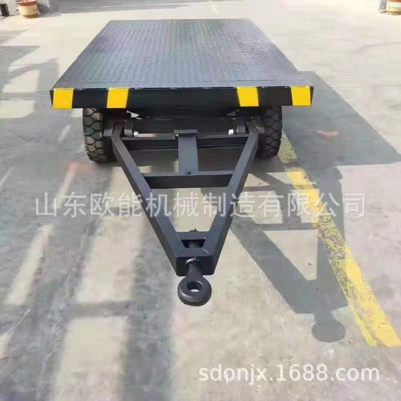 欧能销售转运平板车拖车牵引板车挂车重型拖车厂区装载机械
