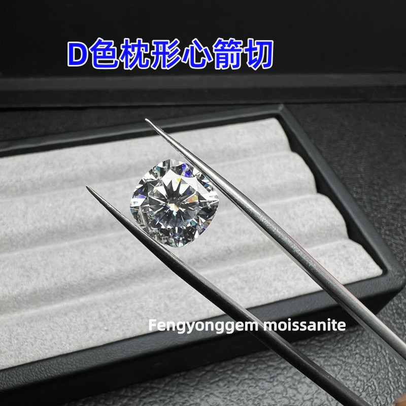 (2) WUZHOU MOISSANITE    ȭƮ DEF  0.35-5 ĳ  GRA  㸮 ڵ