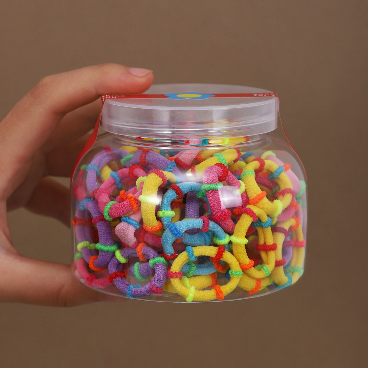 Niños de alta elasticidad cuerda de cabeza no daña cabello toallas de color anillo de cabello niñas correa de cabello bebé cabello anillo de cabello