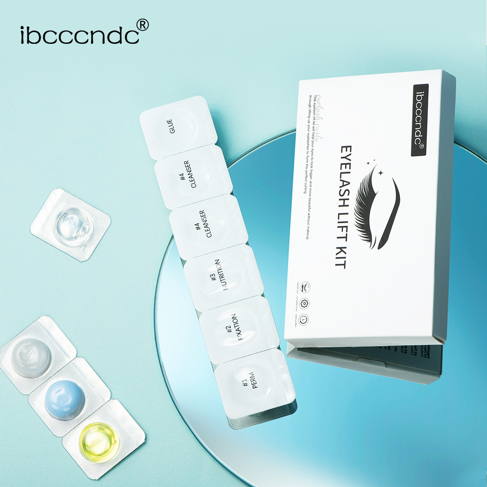 ibcccndc Eyelash perming set, disposable cold eyelash perming tool, simple eyelash perming and curling set undefined