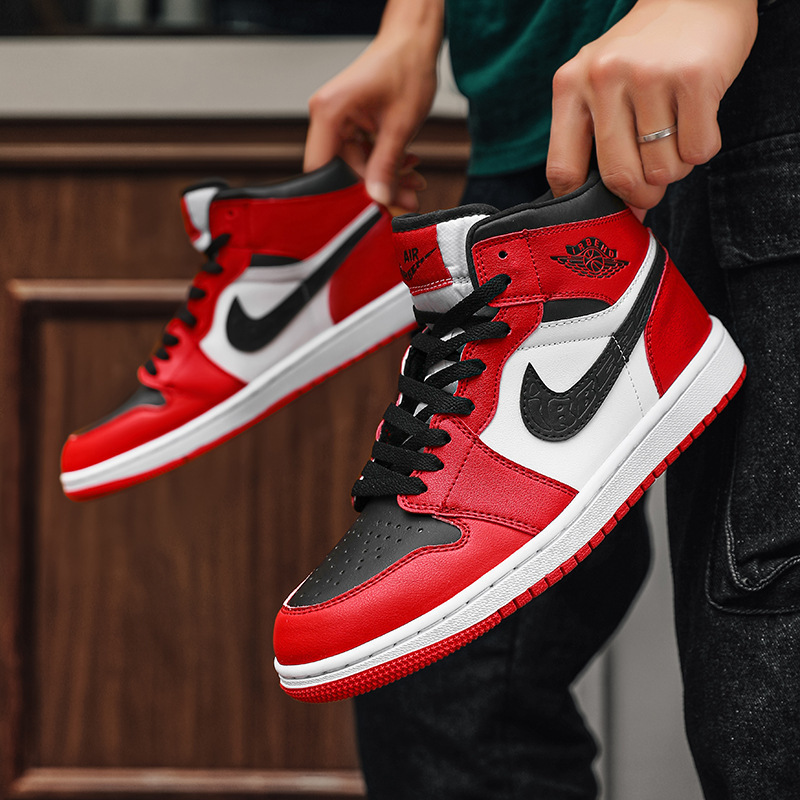 Aj Men's Shoes Putian Genuine Dunk Black and White Panda Shoes Aj1 High Top Basket White Shoes Air Force One Sports Shoes Women Aj Men's Shoes Putian Genuine Dunk Black and White Panda Shoes Aj1 High Top Basket White Shoes Air Force One Sports Shoes Women