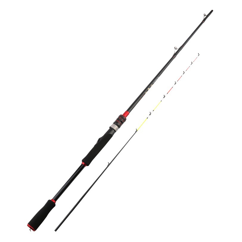 Balsa de entrega de una pieza Varilla balsa de Banco Varilla varilla de pesca de cola suave 1,5 m 2,1 m caña de pescar