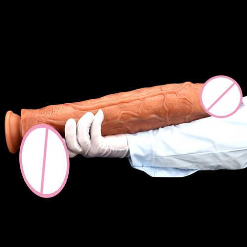 43*7.3 Extra Large Extra Large Anal Plug Penis Liquid Silicone Dual Hardness Simulation Extra Large Penis Adult Sex Toy