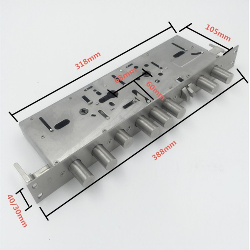Buyang Wanjia puerta antirrobo cuerpo de la cerradura cilíndrica lengüeta de cobre cuerpo de la cerradura universal cuerpo de la cerradura de un solo agujero cerradura electrónica cuerpo de la cerradura de huellas dactilares al por mayor