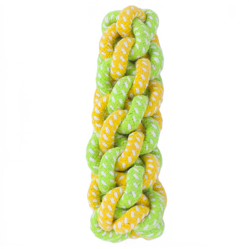 Pet supplies chew-resistant cotton rope toys teeth cleaning rope knot ball cat and dog chew rope Teddy small dog toys wholesale