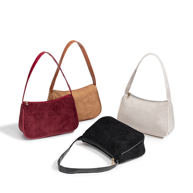 Bolsos transfronterizos para mujeres 2025 nuevo estilo de alta belleza, bolsos de mochila simple, bolsos de hombro bajo la axila.