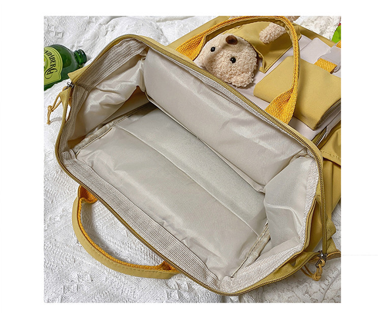 Mochila ultraligera de nailon para mujer, de gran capacidad, ideal para viajes y escuela, con estampados elegantes, duradera y resistente al agua._voghion.com