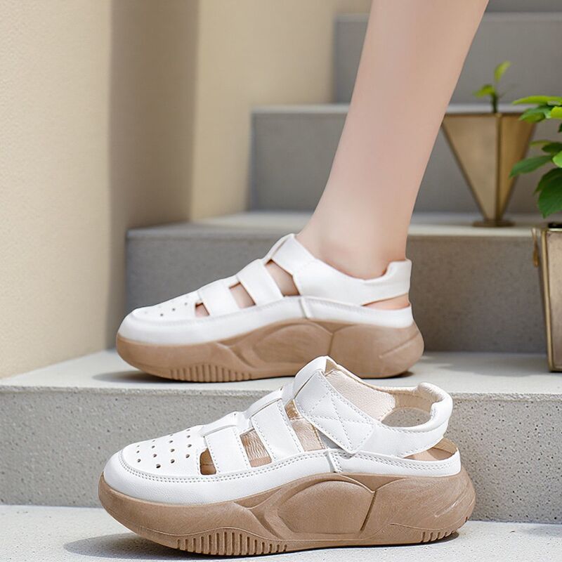 Clearance Sale Summer White Sneakers for Women 2025 New Breathable Hollow Shoes Thick-Soled Sports Wading Dad Sandals Clearance Sale Summer White Sneakers for Women 2025 New Breathable Hollow Shoes Thick-Soled Sports Wading Dad Sandals