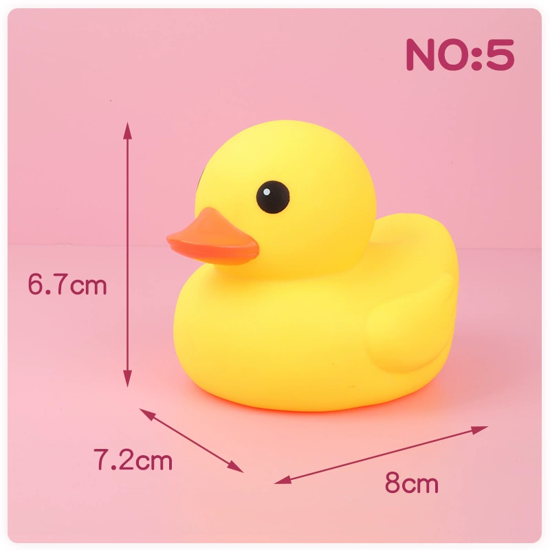 Bath Toy B.Duck — Children's Rubber Duck for Water Play & Bathing, Anti-Stress, Mini to Classic Sizes