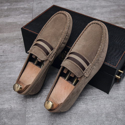 2024 Spring and Summer New Men's Beanie Shoes, Men's Casual Shoes, Versatile Lazy One-Pitch Driving Shoes, Dropshipping