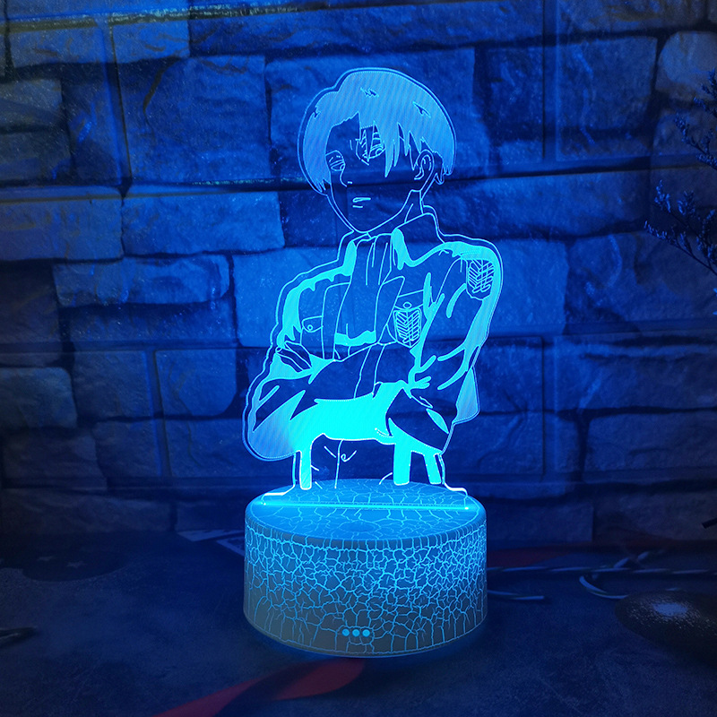 新款3D小夜灯LED礼品灯触摸遥控创意温馨卧室床头灯可DIY定制LOGO