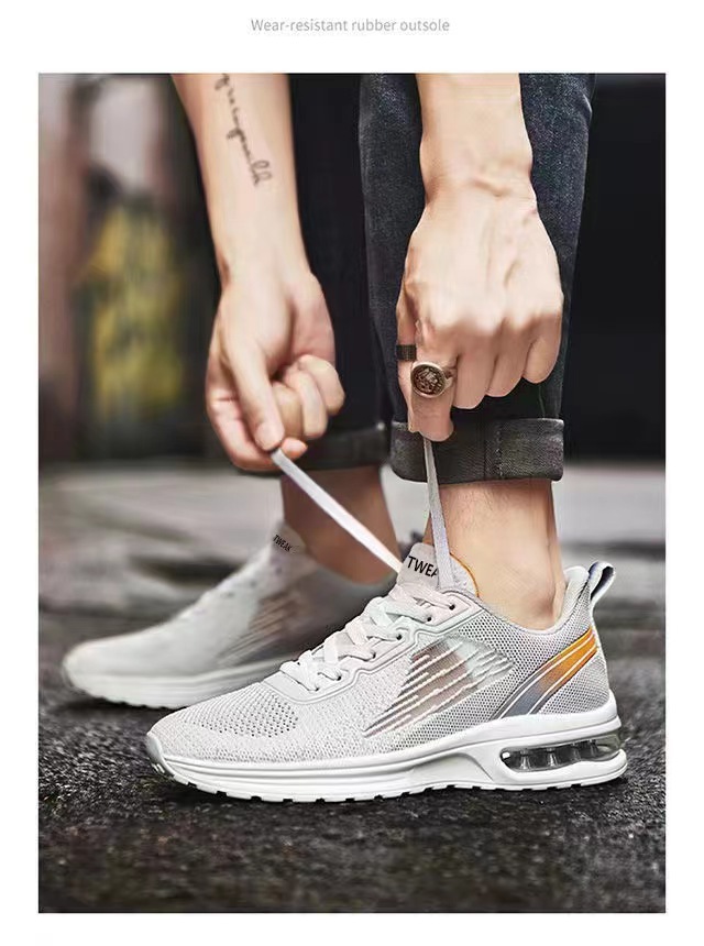 Herren Sportschuhe Wanderschuhe Sneakers Stoff Canvas Leichte Stoßdämpfung Bequeme Sneakers_voghion.com