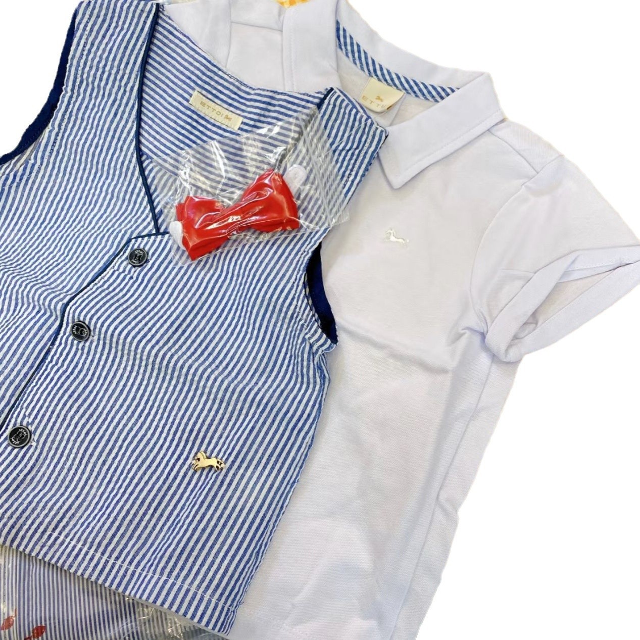 Patpat ropa infantil transfronteriza primavera y otoño vestido de niña camisa a rayas delgada comercio exterior miscelánea