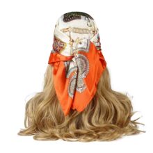 丝巾女春秋夏季百搭发带长条绑包包小方巾围巾薄款复古扎绑编头发