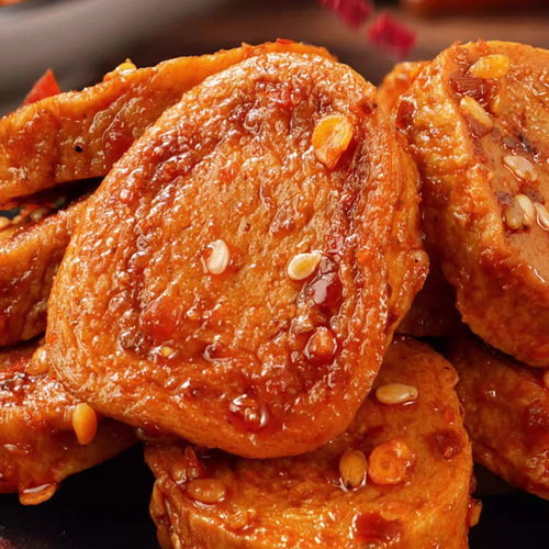 Three Kings Noodles Webbed Gluten Stick Spicy Rice Noodles Spicy Bean Curd Gluten Rings Vegetarian Spicy Snack Food