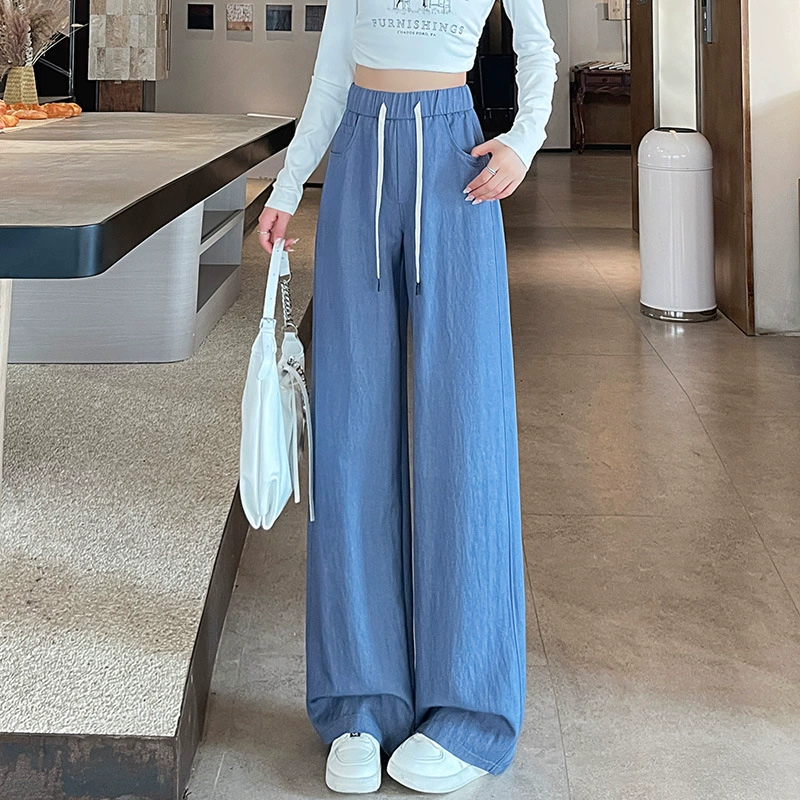 Spring trousers, jeans for leisure, fitted, plus size, high waist