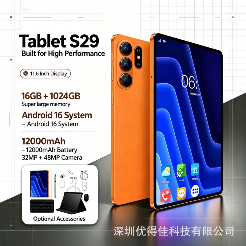 2026 Cross-border New Model 10.1inch Tablet Dual-SIM Dual-Mode WiFi Bluetooth 2-in-1 Hot-selling in South American Foreign Trade