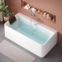 新款方形亚克力浴缸双层保温无缝一体家用成人酒店民宿泡澡缸包邮