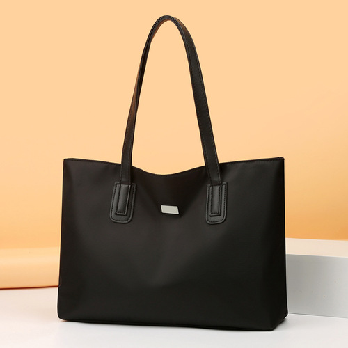 New  Fashion Minimalist Single-Shoulder Bag Waterproof Large Capacity Oxford Cloth Tote Bag for Middle-Aged Women