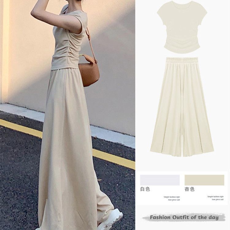 ChicShe Plus Size Tea Outfit For Women New Small Sweet Korean Style Dress Summer Set_voghion.com