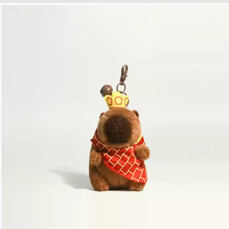 Capabala peluche muñeca colgante capibara mochila colgante llavero feo lindo mini bolso colgante regalo al por mayor
