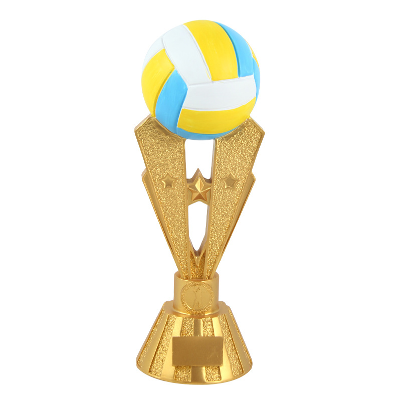 Trofeos de fútbol competición escolar Bota de Oro Trofeo de tirador MVP Resina Baloncesto Volleyball Creativo Trofeo Memorial