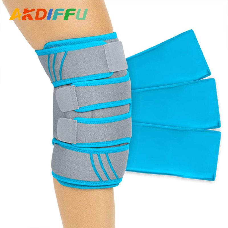 Gel deportivo, rodilleras, gel amortiguador, protección en frío y en caliente, soporte deportivo para rodillas, apertura y desmontaje, rodilleras con sensación de hielo