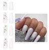 Nail stickers for manicure for nails, removable waterproof fake nails, gradient