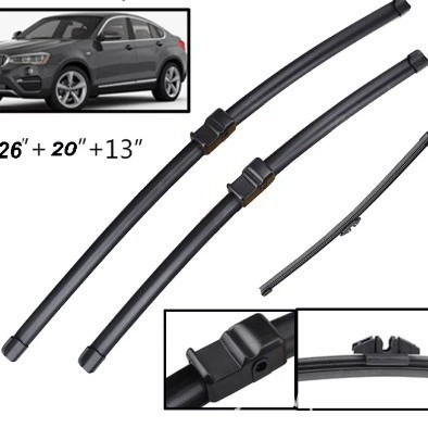 Suitable for BMW X3 10-2017 26 20 13 front and rear windshield wiper wiper blades