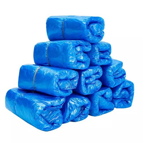 Disposable shoe covers for household dust-proof men's and women's foot covers thickened waterproof plastic machine room PE indoor universal shoe covers wholesale