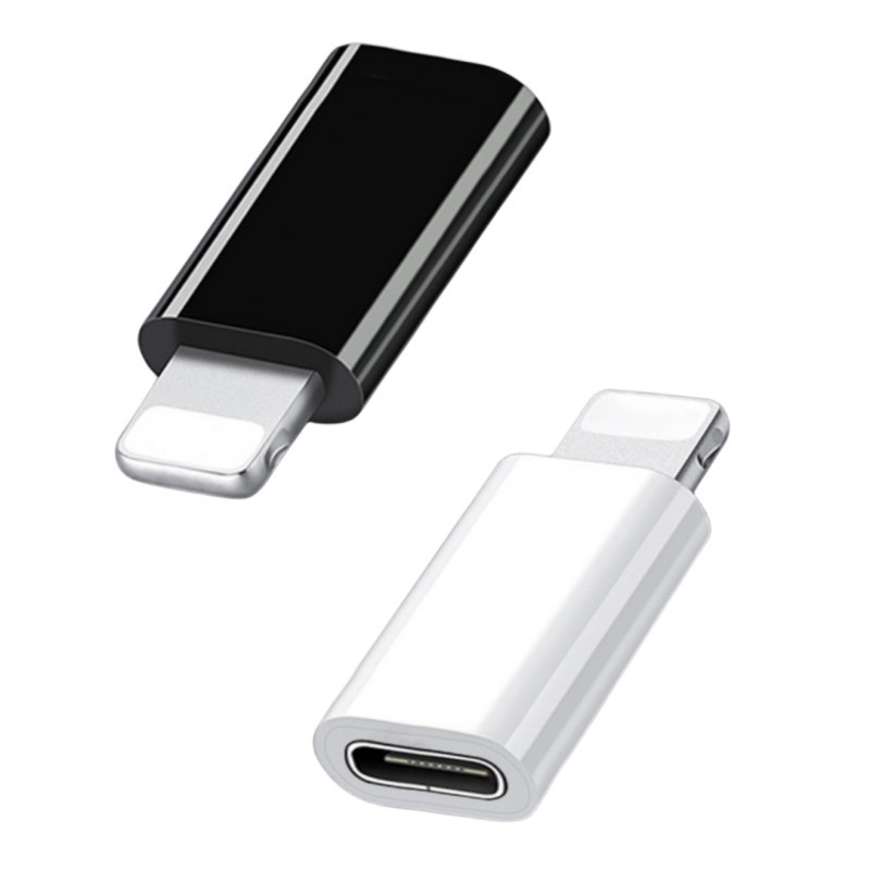 Usb c type cメスからのジャイロスコープ充電12wデータアダプタはアップルのiphone携帯電話に適用される