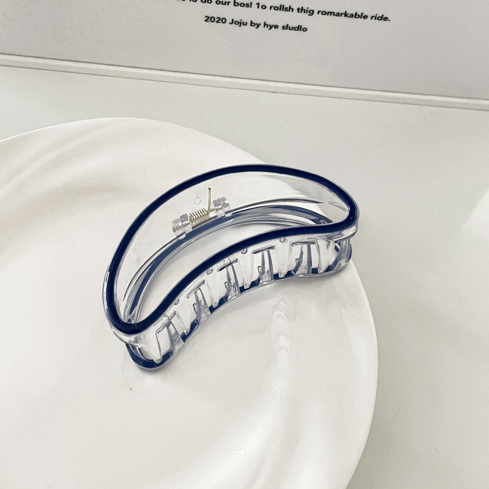 Clip de pelo marrón grande Nueva horquilla cuadrada accesorios para el cabello clip de horquilla simple Cabeza trasera clip de pelo clip de tiburón tocado